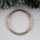 Garland "thread" 10 m dew, IP20, silver thread, 100 LED, yellow glow, 12 V