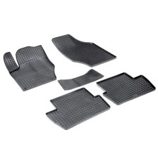 Rubber rugs ’grid’ for Peugeot 408, 2012-