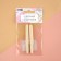 Tapirers with a cap, 8.5 cm, 2 pcs, white color