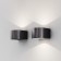 Architectural backlight Outdoor O435WL-L10GF3K, 10W, 10x11x6.8 cm, LED, 900LM, 3000K, graphite color