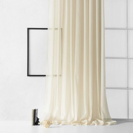 Curtain "Lounli", size 300 x 270 cm, beige color