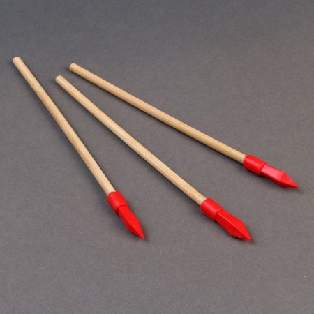 The crossbow is a large "space shooter", 3 arrows, target-4
