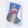 New Year's embroidery with a cross. Set for embroidery on the sock "New Year! Bullfinchi "