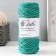 Knitting cord 100% polyester, width 3 mm 100m (emerald)