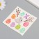 Tattoo on the body color "Easter testicles and rabbit" 10x10 cm