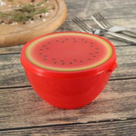Container Plastic food shade "Juicy fruit", 500 ml, color mix-7
