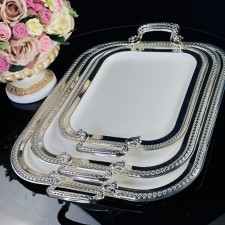 Lenardi tray set, rectangular, 3 pcs