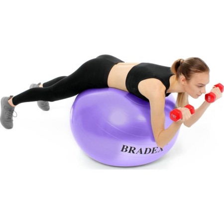 Fitball Bradex "Fitball-75" d = 75 cm, with a pump, purple-4