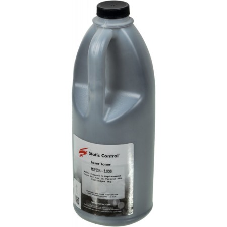 Toner Static Control MPT5-1KG, for HP LJ1200/4100/5000, bottle 1000g, black