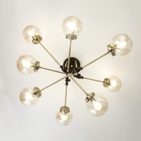 Cutilux Cutilux chandelier CL105185 85x85x50 cm, 5x40W, E14, brown color-3