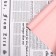 Matal film double -sided "white" pink, 0.58 x 10 m