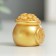 Souvenir Polystone "A pot with gold coins" 3x3 cm