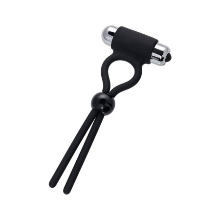 Lasso for penis A-Toys byfa Ect, silicone, black, 14 cm-1