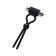 Lasso for penis A-Toys byfa Ect, silicone, black, 14 cm