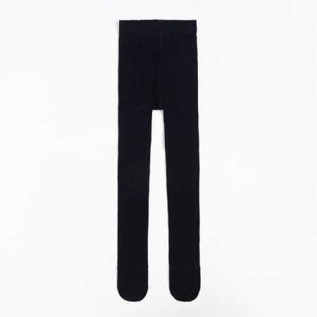 Pantyhose children's “Vertical strip”, dark blue color, height 122-128