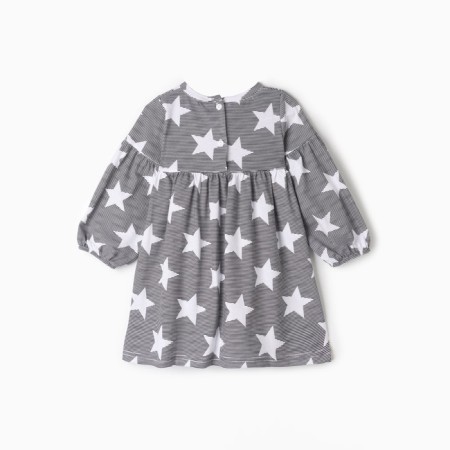 Платье для девочки, цвет серый, рост 128 см-4