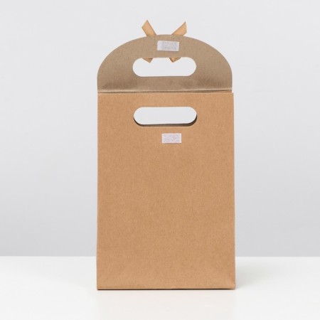 Box with a pen, craft, 20 x 14 x 7 cm-1