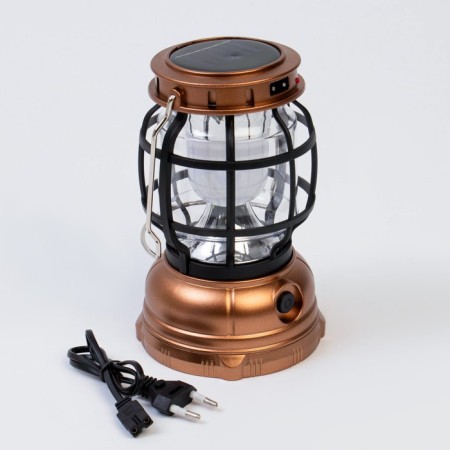 Camping battery, 700 mAh, LED, SMD, 2 modes, solar battery, from the network-1