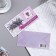 The envelope for the money "Congratulations!" purple flowers, peas, 17x8.5 cm