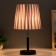 Rivoli table lamp E27 40W Black-gray 19x19x36 cm Risalux