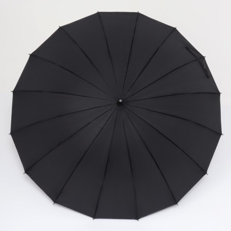 Umbrella - semi -automatic cane "plain", 16 spokes, r = 48 cm, color mix-9