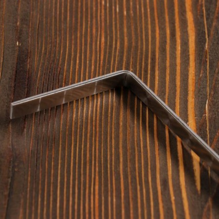 Uzbek poker with a wooden handle, with a pattern, 60/1 cm, full length 82 cm, steel 3 mm-1