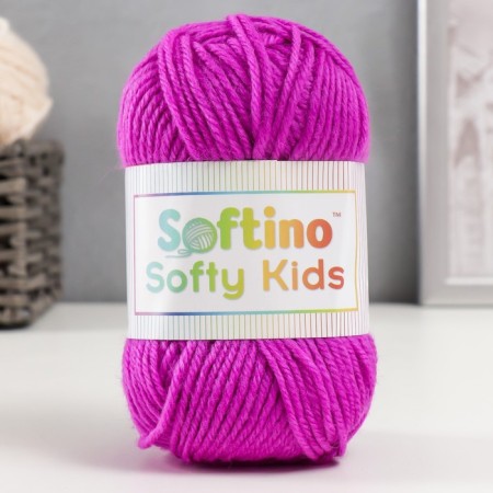 Yarn 100% acrylic "Softy Kids" 90m ± 5m 50 g color 29 purple