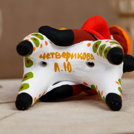 Дымковская игрушка "Всадник", 12 см, микс-3