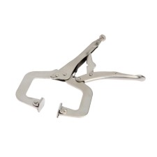 Hand tundra clamp, point capture, movable sponges, with a latch, 275 mm