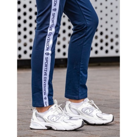 Women's pants, size 44, blue, white color-5
