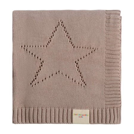 Baby blanket, size 70x90 cm, caramel color-1