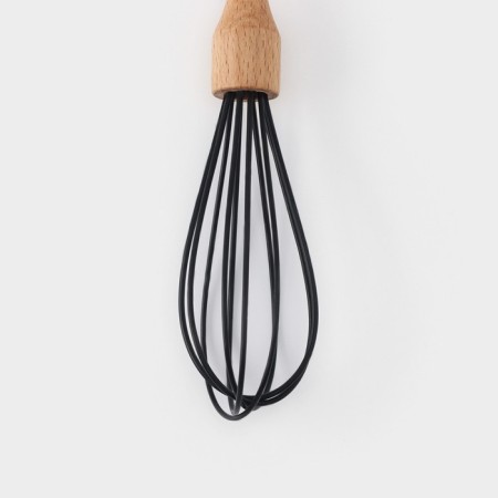 A whisk for whipping the shade "Makota", 28 cm, the color is black-3
