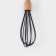 A whisk for whipping the shade "Makota", 28 cm, the color is black