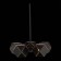 Ceiling Ceiling ST LUCE. SL258.402.05. Enigma. 5x40 watts, E14, 42.5x42.5x45 cm, black color