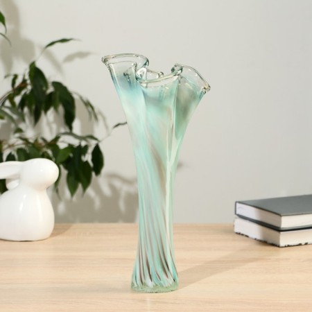 Vase "Wave" 28 cm, green-margan-1
