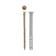 Dowel-gvo "bison", polypropylene, cylindrical cuff, 8x140 mm, 50 pcs