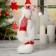 Soft toy "Santa Claus in a magnificent fur coat" 19*55 cm (folded 37 cm), red-white