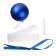 New Year's set for creativity. Christmas ball with lace "New Year!", Blue