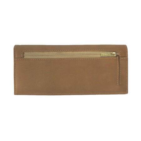 Nice purse, matte leather, beige color-1
