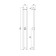 Terminus duo electric heated towel rail "Circle", 1600x114 mm, black matte