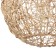 Ceiling Lamp from Rotan "Sphere" 1x120W, E27, 30x30x30 cm
