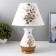 Lamp table ceramics "Tale" E14 25W 220V 36.5x25x25 cm Risalux