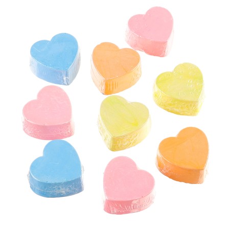Cores are colored for drawing on the asphalt "heart", 4 colors, packing 8 pcs-1