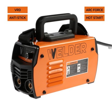 Welder MMA-200A welding machine, 4.4 kW, 20-200 A, 1.6-3.2 mm, 2 cables, shoulder belt-1