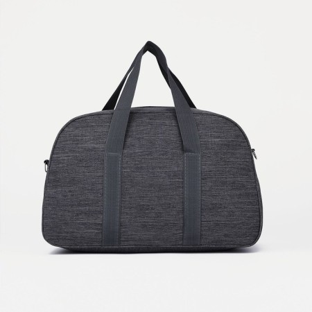 Road bag with lightning, external pocket, long belt, gray color-1
