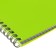 Notebook on the crest A5 96 sheets in the Calligrata cell green, plastic cover, offset block