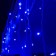 Garland "fringe" 3 × 0.6 m, IP44, UMS, white thread, 160 SMD-LED, glow blue, 220 V