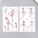 Tattoo on the body color "Little ballerina" mix 7.5x12 cm