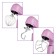 Mixer KitFort KT-3473-3, planetary, 1500 W, 5 l, 8 speeds, pink