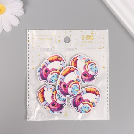 Decor for creativity tree "Cool headphones" 4x2.9x0.3 cm-3